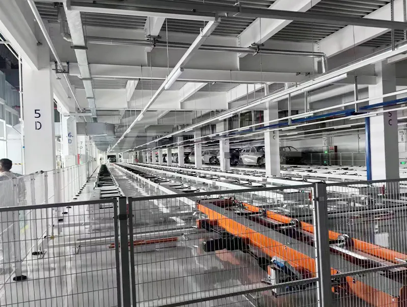 Automatizirana transportna linija s valjcima