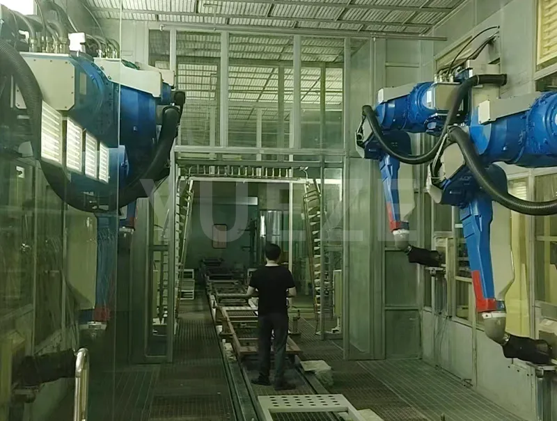 Robot sustav kabine za prskanje